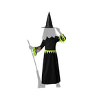Costume for Children Green Witch Halloween - StepByStep