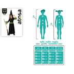 Costume for Children Green Witch Halloween - StepByStep