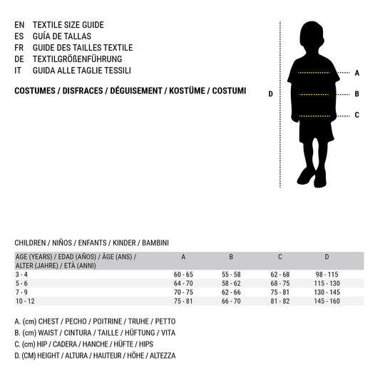 Costume for Children Male Clown 10 - 12 Years - StepByStep
