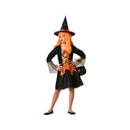 Costume for Children Orange Witch Halloween - StepByStep