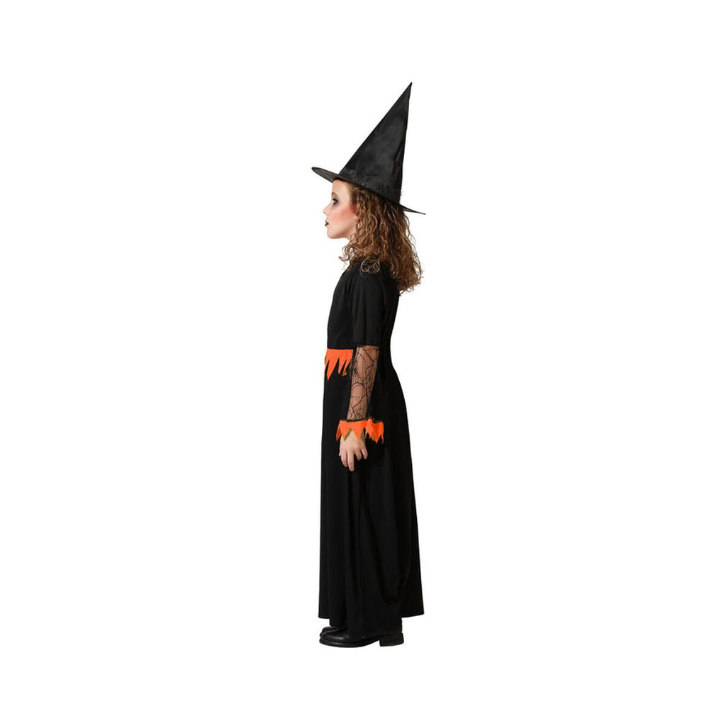 Costume for Children Orange Witch Halloween - StepByStep