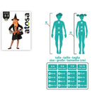 Costume for Children Orange Witch Halloween - StepByStep