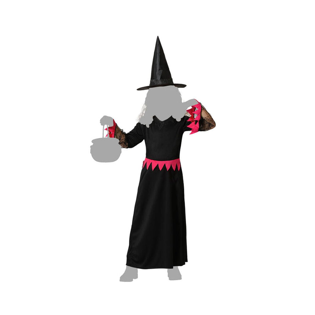 Costume for Children Pink Witch Halloween - StepByStep