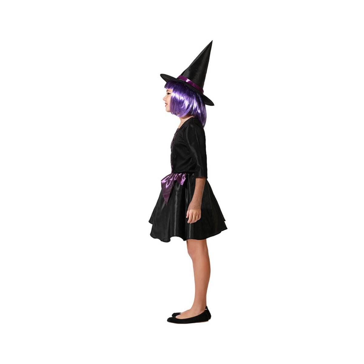 Costume for Children Purple Witch Halloween - StepByStep