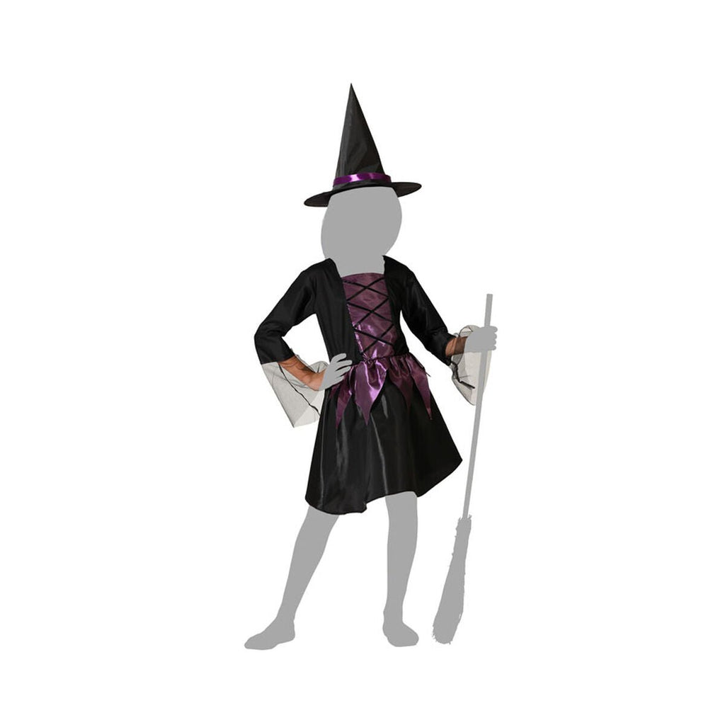 Costume for Children Purple Witch Halloween - StepByStep