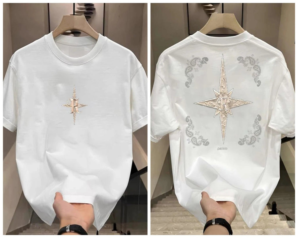 Cotton Wave 2026 T-Shirt - Fresh & Bold Crew Neck Tee - StepByStepNow