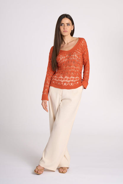 Crochet style top - Elisa - StepByStep