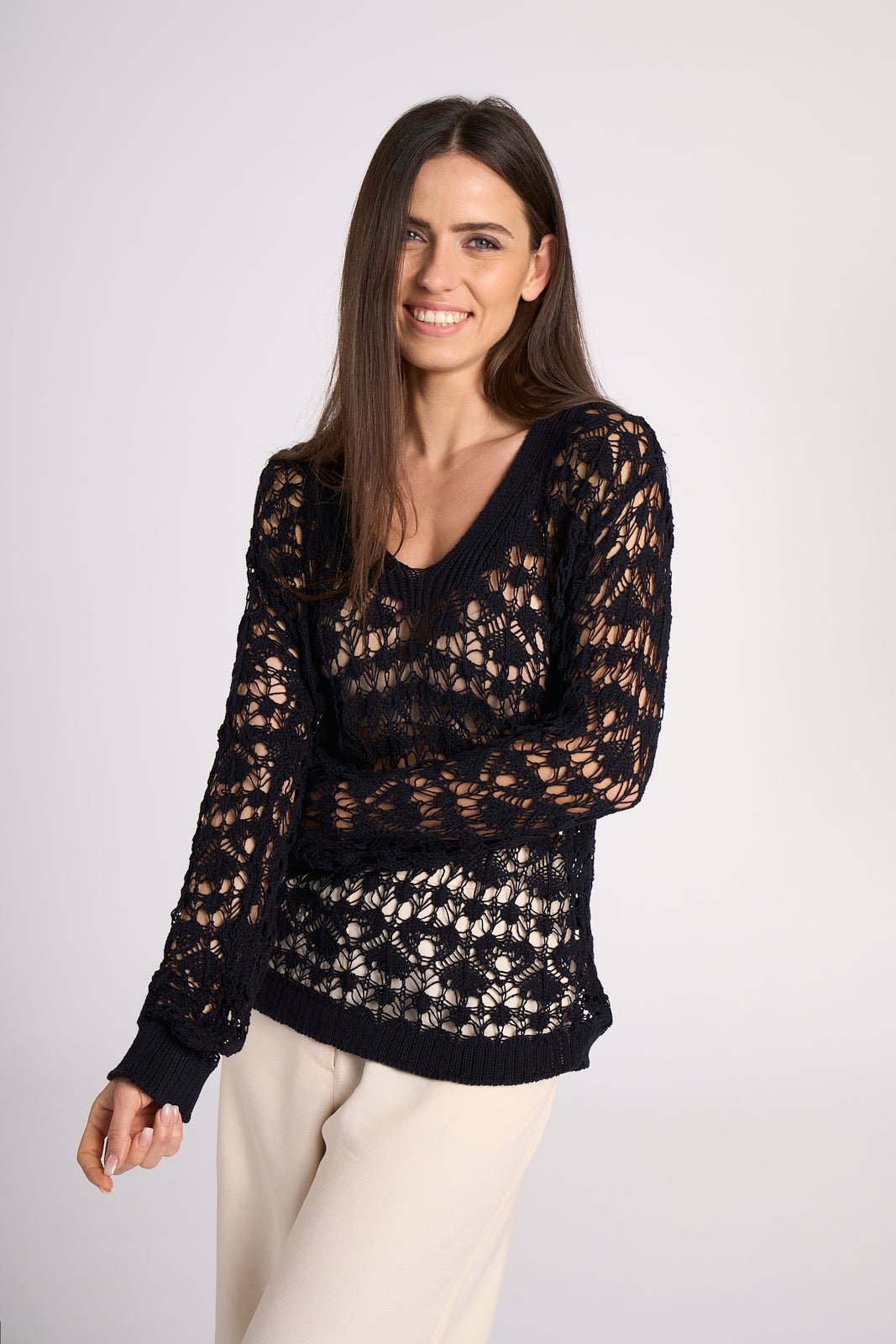 Crochet style top - Elisa - StepByStep