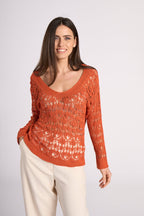 Crochet style top - Elisa - StepByStep