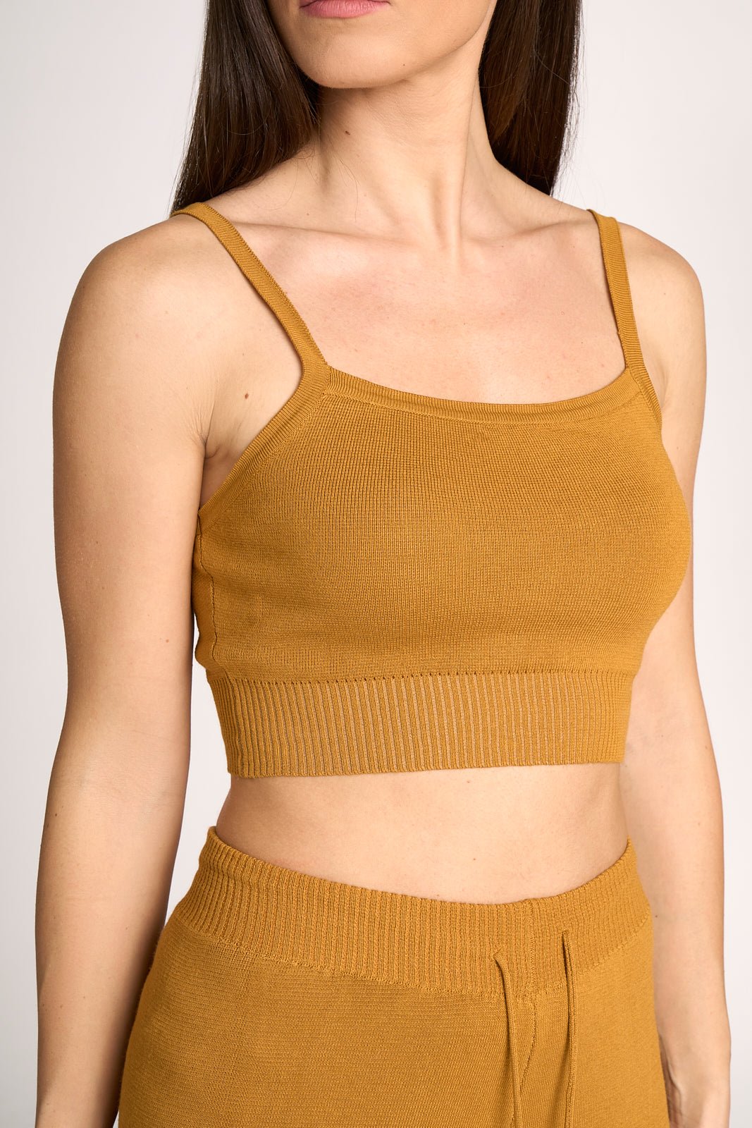 Crop Top in maglia con spalline - Camilla - StepByStep