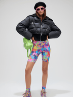 Cropped Biker Puffer Jacket LOWER EAST SIDE BYMANYC ® New York - StepByStep