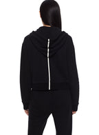 Cropped Zip Hoodie (Black) - StepByStep