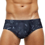 Datifer Summer 2026 Men Shorts Gym Low Waist Sexy Print Swim Brief Removed Pad Surfing Swimsuit Shorts Multicolor - StepByStepNow