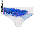 Datifer Summer 2026 Men Shorts Gym Low Waist Sexy Print Swim Brief Removed Pad Surfing Swimsuit Shorts Multicolor - StepByStepNow