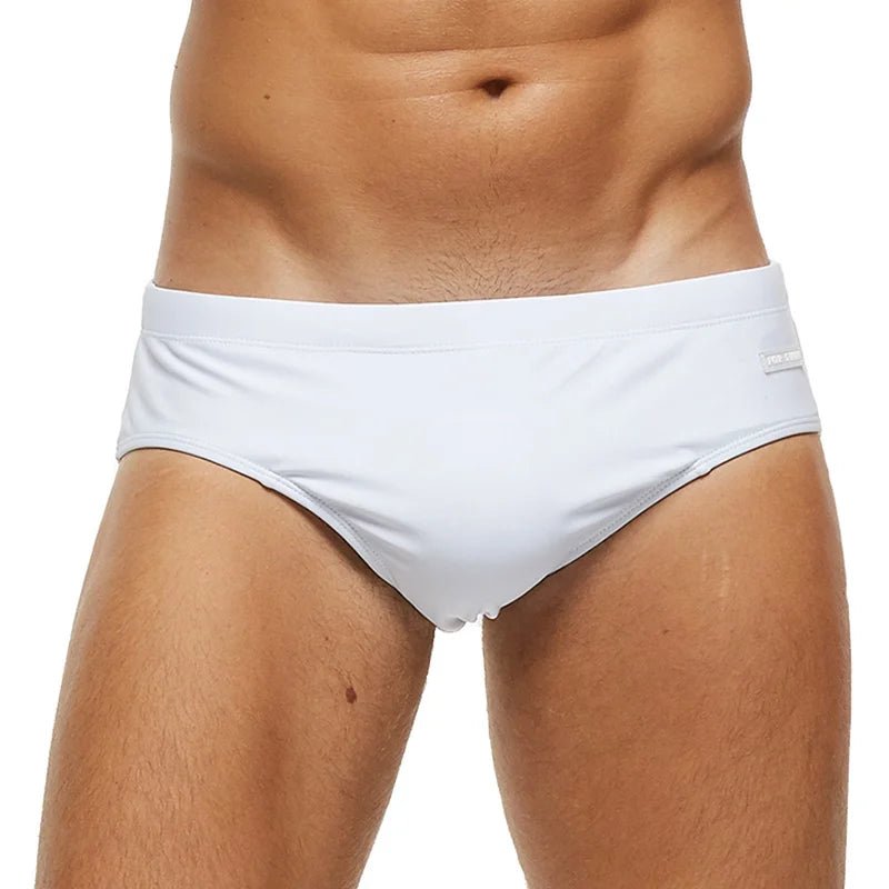 Datifer Summer 2026 Men Shorts Gym Low Waist Sexy Print Swim Brief Removed Pad Surfing Swimsuit Shorts Multicolor - StepByStepNow