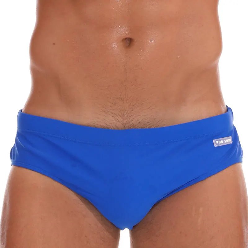 Datifer Summer 2026 Men Shorts Gym Low Waist Sexy Print Swim Brief Removed Pad Surfing Swimsuit Shorts Multicolor - StepByStepNow