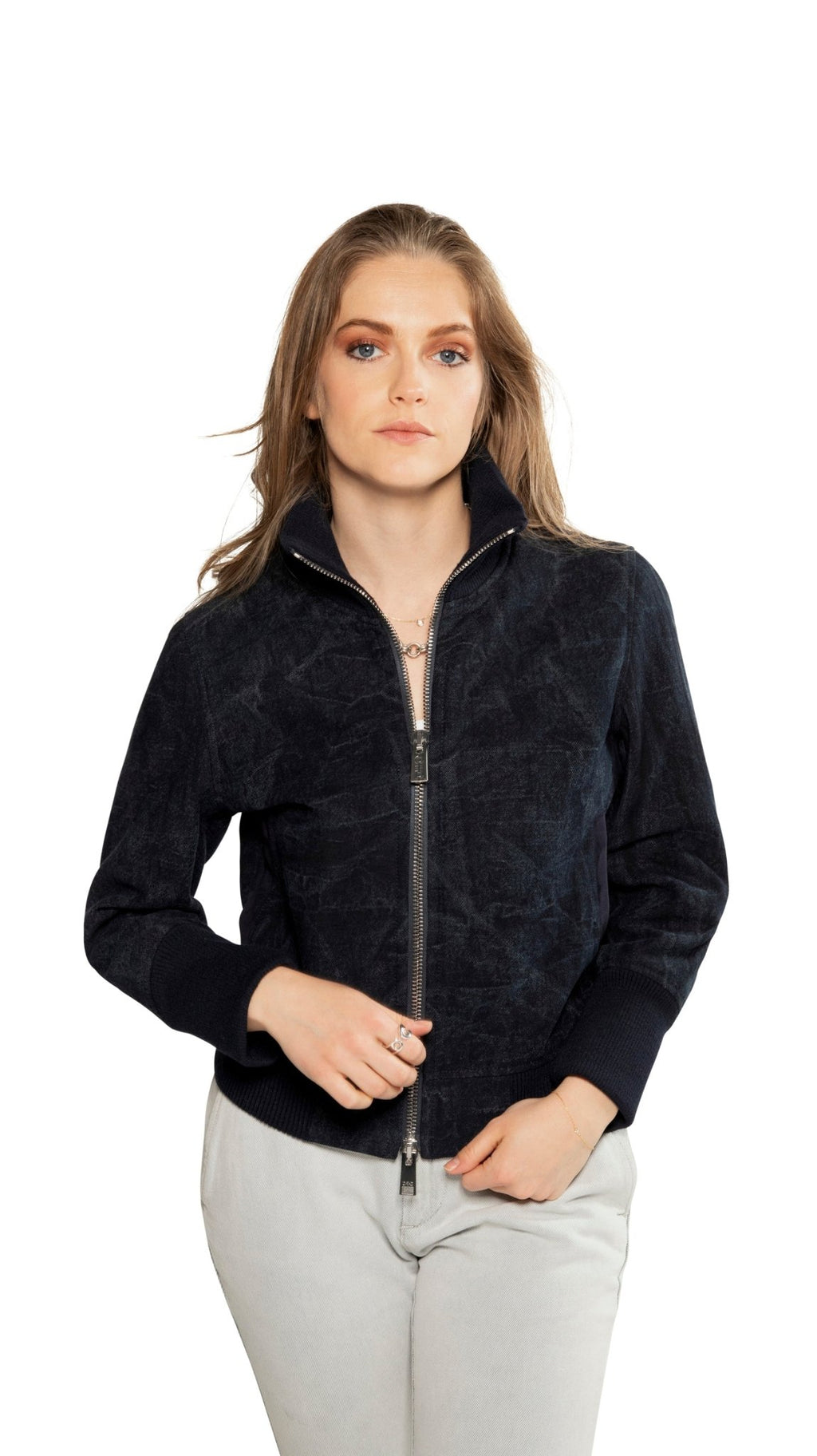 Denim Bomber Jacket - StepByStep