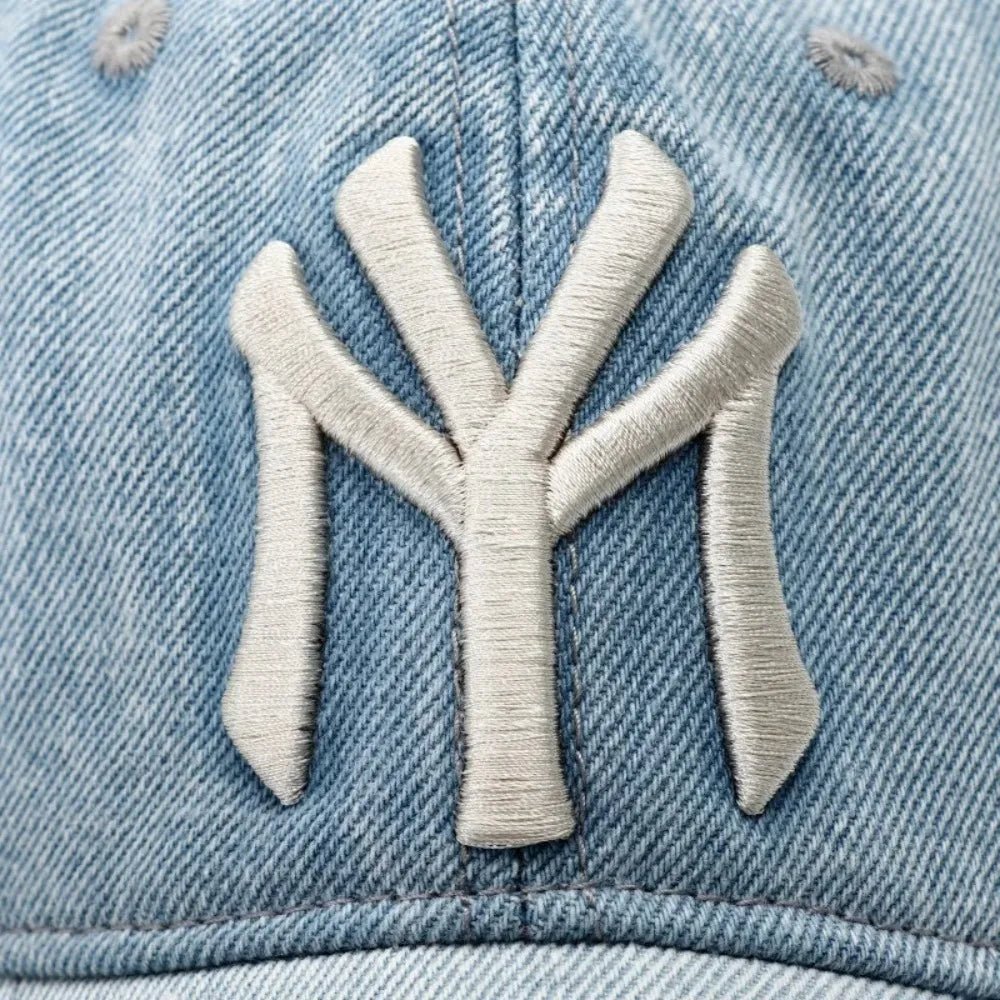 Denim Fabric Washed Denim Baseball Cap Washable Non Fading Black Vintage Y2k Dad Hats Soft Breathable Soft Top Sunshade Hat - StepByStepNow