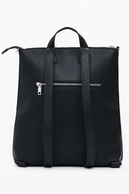 DESIGUAL WOMEN'S BLACK BACKPACK - StepByStep