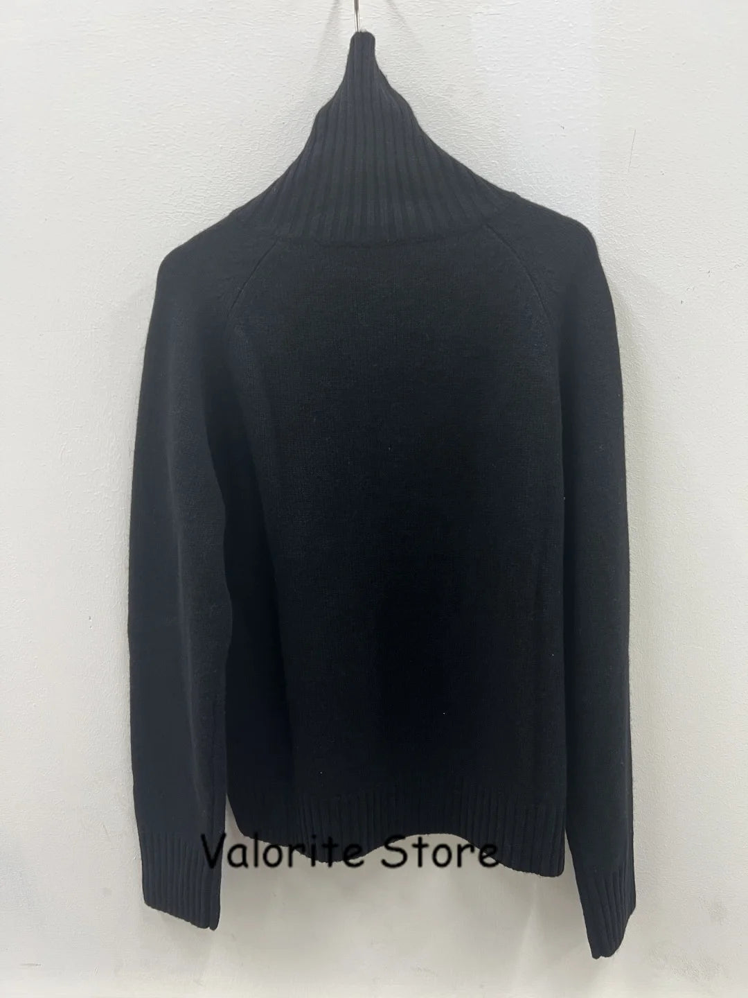 Donna 100% Cashmere lavorato a maglia maglione a collo alto spalla abbottonata pullover a maniche lunghe spalla bassa maglieria di alta qualità 2025FW - StepByStepNow