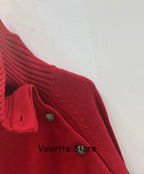 Donna 100% Cashmere lavorato a maglia maglione a collo alto spalla abbottonata pullover a maniche lunghe spalla bassa maglieria di alta qualità 2025FW - StepByStepNow