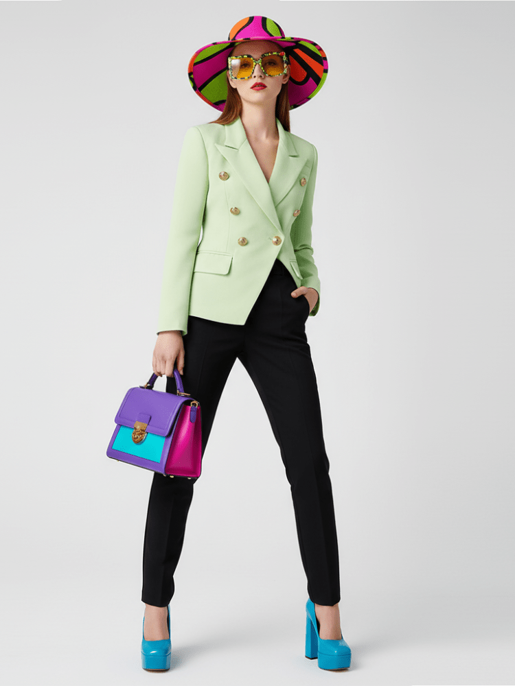 Double - Breasted Blazer Jacket UPPER WEST SIDE BYMANYC ® New York - StepByStep