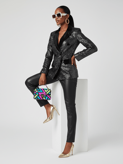 Double - Breasted Blazer Jacket WEST VILLAGE BYMANYC ® New York - StepByStep