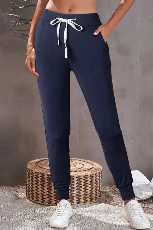 Drawstring Waist Joggers - StepByStep