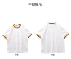 DUKEEN 320G Heavyweight Color - Blocked Patchwork Men's T-Shirt Summer 100% Cotton Solid Color Short Sleeve Basic Tops - StepByStepNow