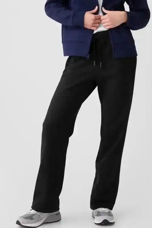 EasyTone Fleece Lined Trousers - Black - StepByStep