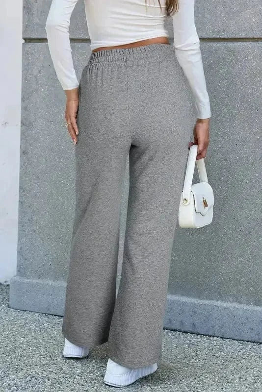 EasyTone Fleece Lined Trousers - Light Grey - StepByStep