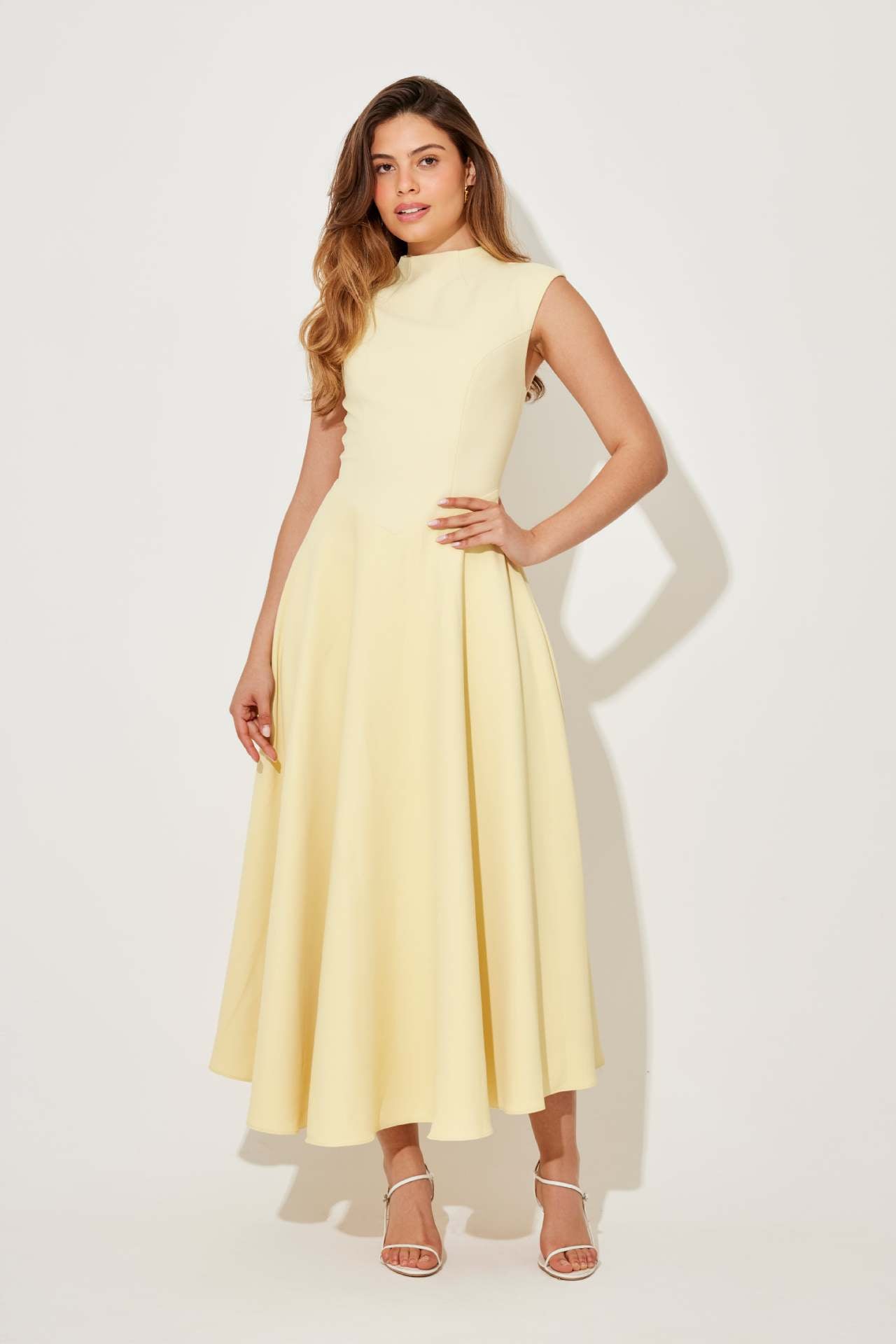 Elegant Sleeveless High - Waist A - Line Dress For Women, Upper West Side, BYMANYC New York. - StepByStep