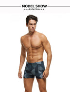 ESCATCH 2026 New Arrivals Men Swimwear Plus Size Fashion Printed Swimsuit Male High Quality Elastic Swim Trunks With Pad - StepByStepNow