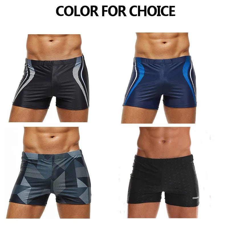 ESCATCH 2026 New Arrivals Men Swimwear Plus Size Fashion Printed Swimsuit Male High Quality Elastic Swim Trunks With Pad - StepByStepNow