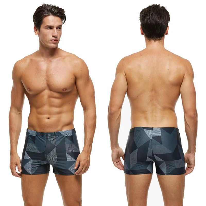 ESCATCH 2026 New Arrivals Men Swimwear Plus Size Fashion Printed Swimsuit Male High Quality Elastic Swim Trunks With Pad - StepByStepNow