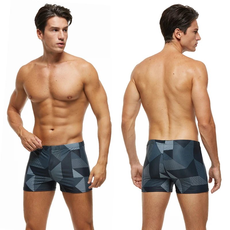 ESCATCH 2026 New Arrivals Men Swimwear Plus Size Fashion Printed Swimsuit Male High Quality Elastic Swim Trunks With Pad - StepByStepNow