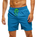 Escatch 2026 Summer Man Swimwear Solid Multicolor Polyester Mesh Liner Side Zipper Pocket Maillot De Bain Homme Sport Shorts - StepByStepNow