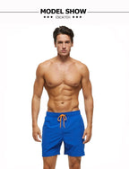 Escatch 2026 Summer Man Swimwear Solid Multicolor Polyester Mesh Liner Side Zipper Pocket Maillot De Bain Homme Sport Shorts - StepByStepNow