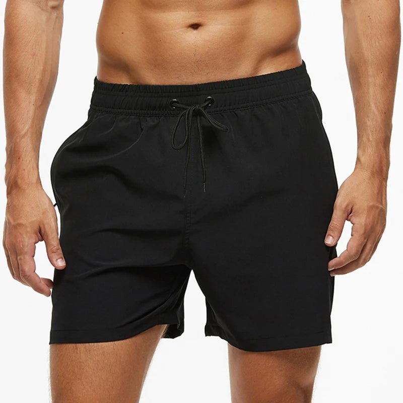 Escatch 2026 Summer Man Swimwear Solid Multicolor Polyester Mesh Liner Side Zipper Pocket Maillot De Bain Homme Sport Shorts - StepByStepNow