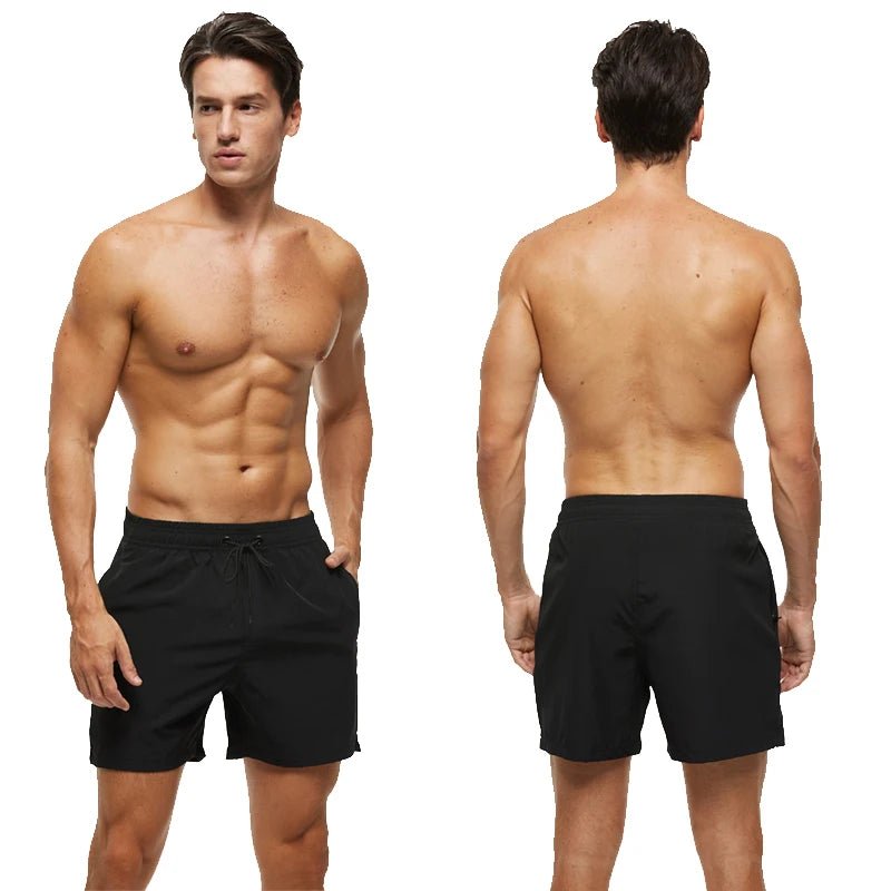 Escatch 2026 Summer Man Swimwear Solid Multicolor Polyester Mesh Liner Side Zipper Pocket Maillot De Bain Homme Sport Shorts - StepByStepNow