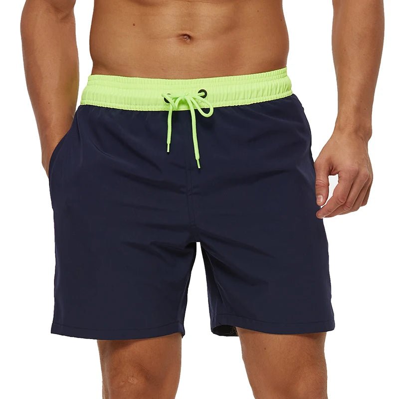 Escatch 2026 Summer Man Swimwear Solid Multicolor Polyester Mesh Liner Side Zipper Pocket Maillot De Bain Homme Sport Shorts - StepByStepNow