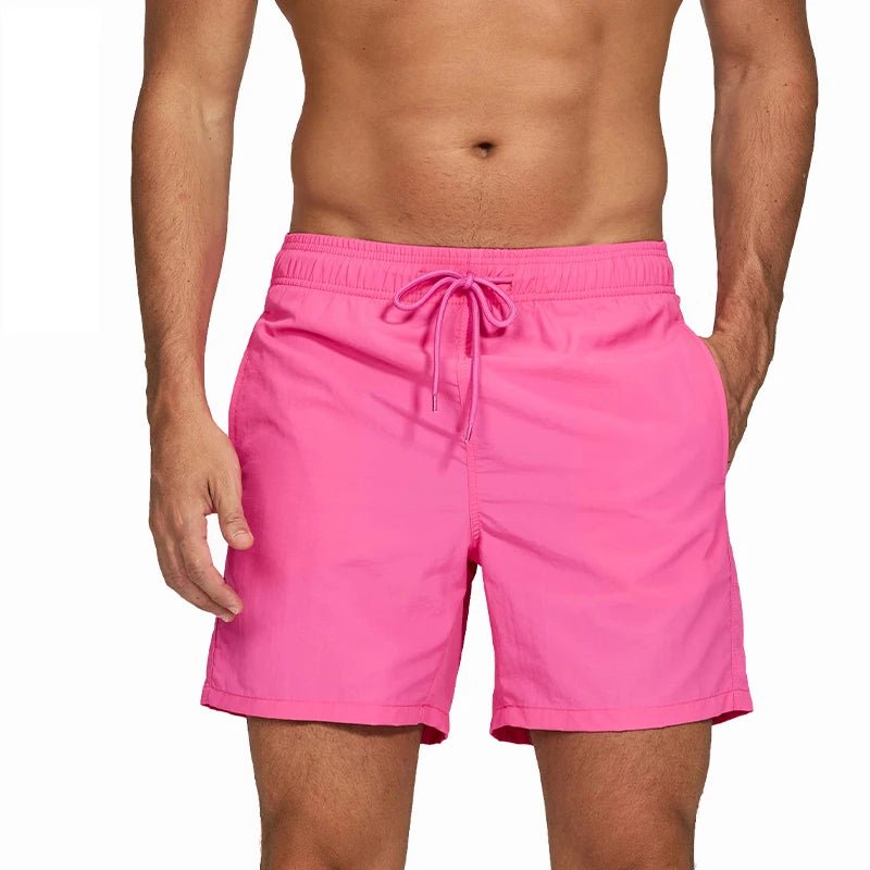 ESCATCH Man Swimwear Swim Shorts Trunks Beach Board Shorts Swimming Pants Swimsuits Mens Running Sports Surffing Shorts - StepByStepNow