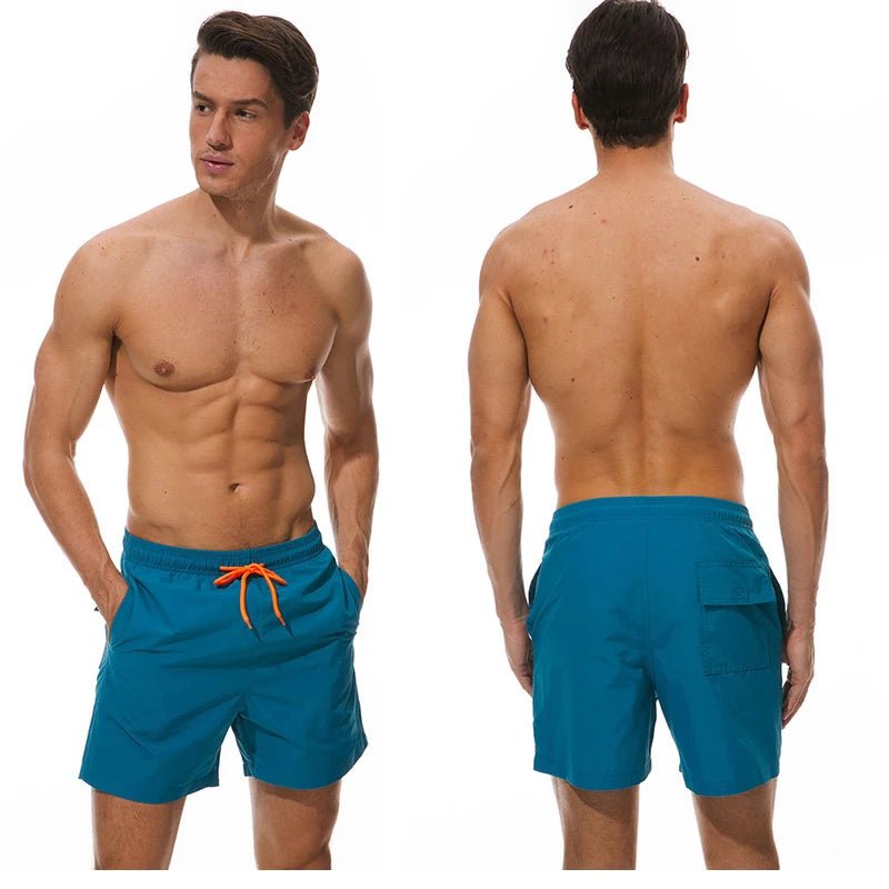 ESCATCH Man Swimwear Swim Shorts Trunks Beach Board Shorts Swimming Pants Swimsuits Mens Running Sports Surffing Shorts - StepByStepNow