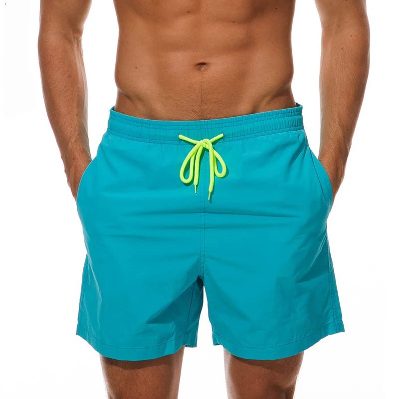 ESCATCH Man Swimwear Swim Shorts Trunks Beach Board Shorts Swimming Pants Swimsuits Mens Running Sports Surffing Shorts - StepByStepNow