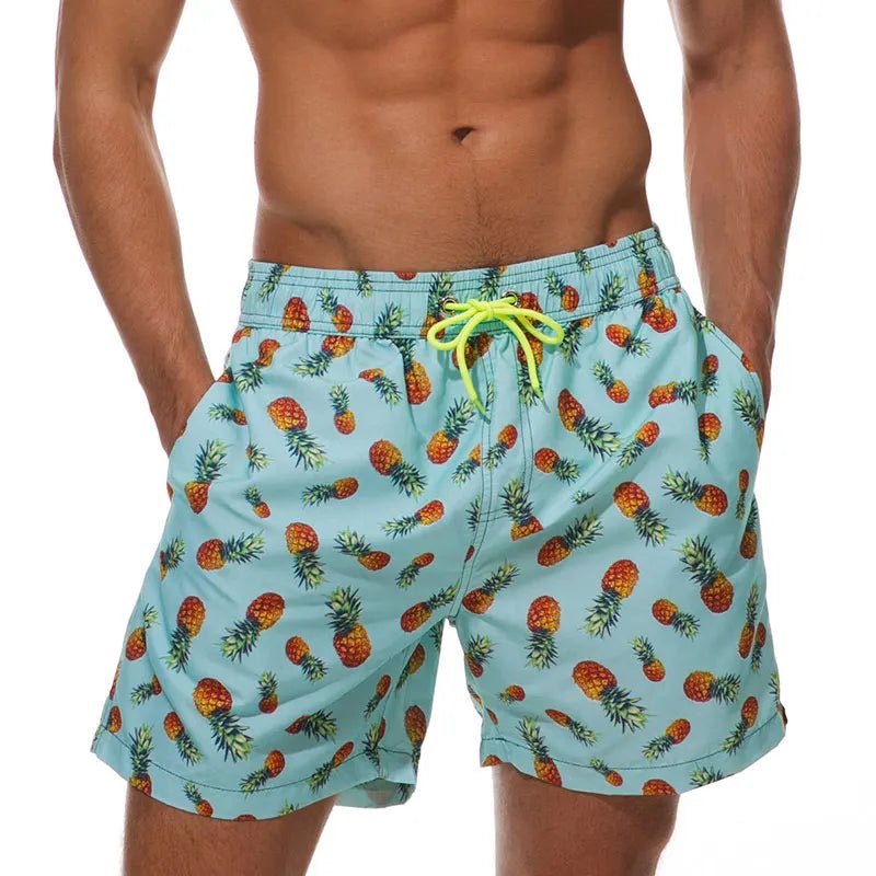 Escatch Quick Dry Summer Mens Siwmwear Beach Board Shorts Briefs For Man Swim Trunks Male Sportswear Beachwear Fitness Plus Size - StepByStepNow