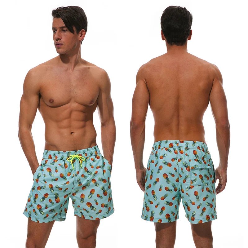 Escatch Quick Dry Summer Mens Siwmwear Beach Board Shorts Briefs For Man Swim Trunks Male Sportswear Beachwear Fitness Plus Size - StepByStepNow
