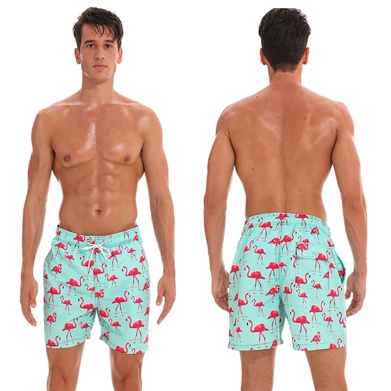 Escatch Quick Dry Summer Mens Siwmwear Beach Board Shorts Briefs For Man Swim Trunks Male Sportswear Beachwear Fitness Plus Size - StepByStepNow