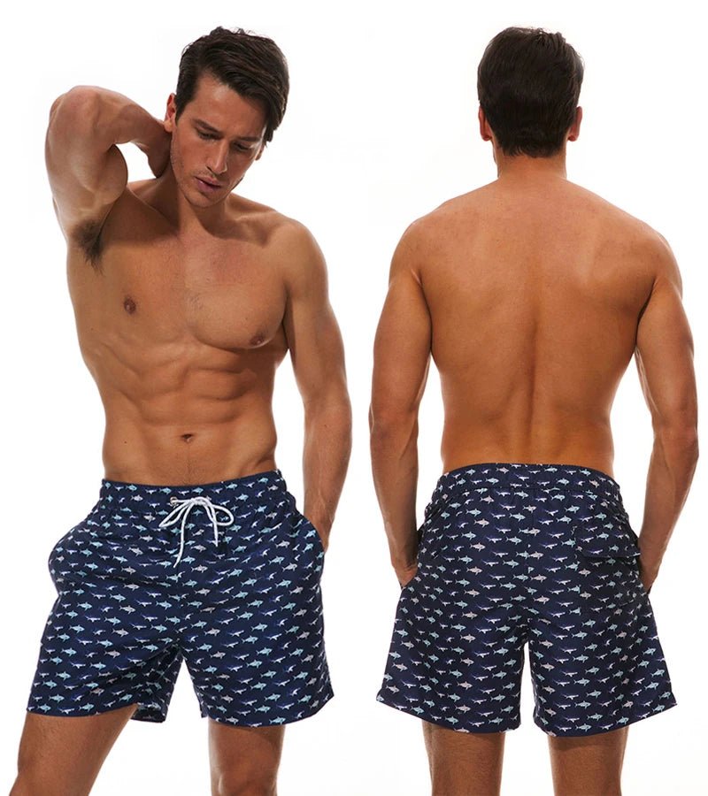 Escatch Quick Dry Summer Mens Siwmwear Beach Board Shorts Briefs For Man Swim Trunks Male Sportswear Beachwear Fitness Plus Size - StepByStepNow