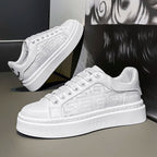 [Factory Direct Sales] 2025 New White Shoes Men's Board Shoes Fashion, Leisure, Versatile, and High end Casual Shoes - StepByStepNow