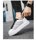 [Factory Direct Sales] 2025 New White Shoes Men's Board Shoes Fashion, Leisure, Versatile, and High end Casual Shoes - StepByStepNow